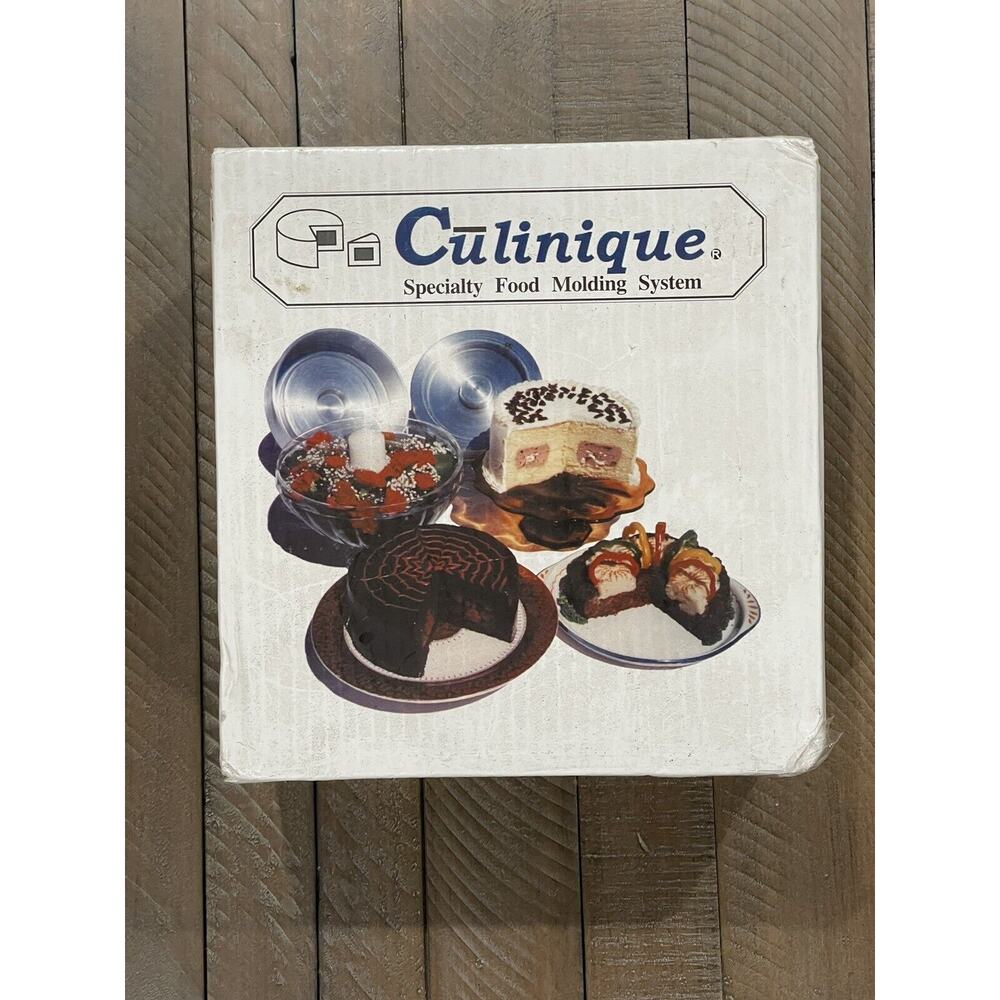 PRE-OWNED CULINIQUE SPECIALTY FOOD MOLDING SYSTEM For MEALS & DESSERTS 9"x 2.5"
